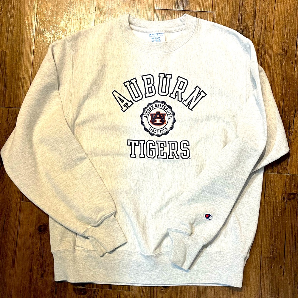 CHAMPION Y2K AUBURN TIGERS COLLEGIATE SWEATSHIRT SIZE MEDIUM